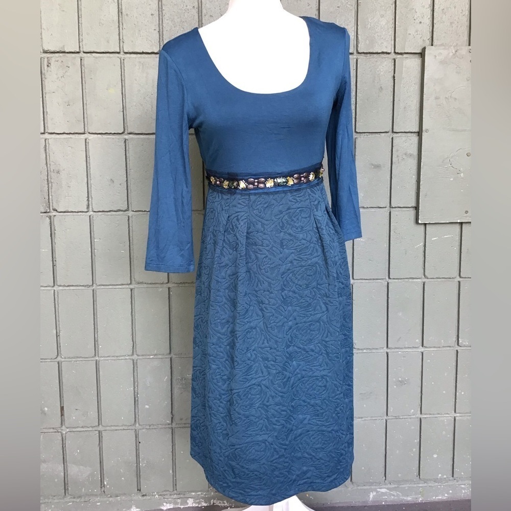 NWT Maternal America Maternal Blue Dress-Size M